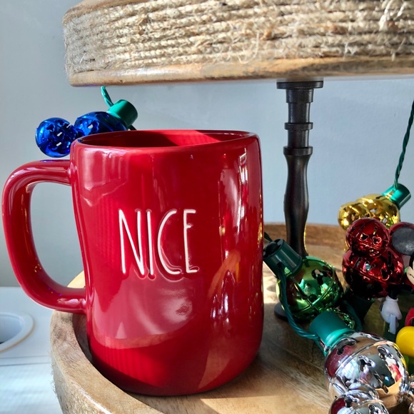 Rae Dunn Christmas Naughty Nice mugs (red) - Picture 3 of 3